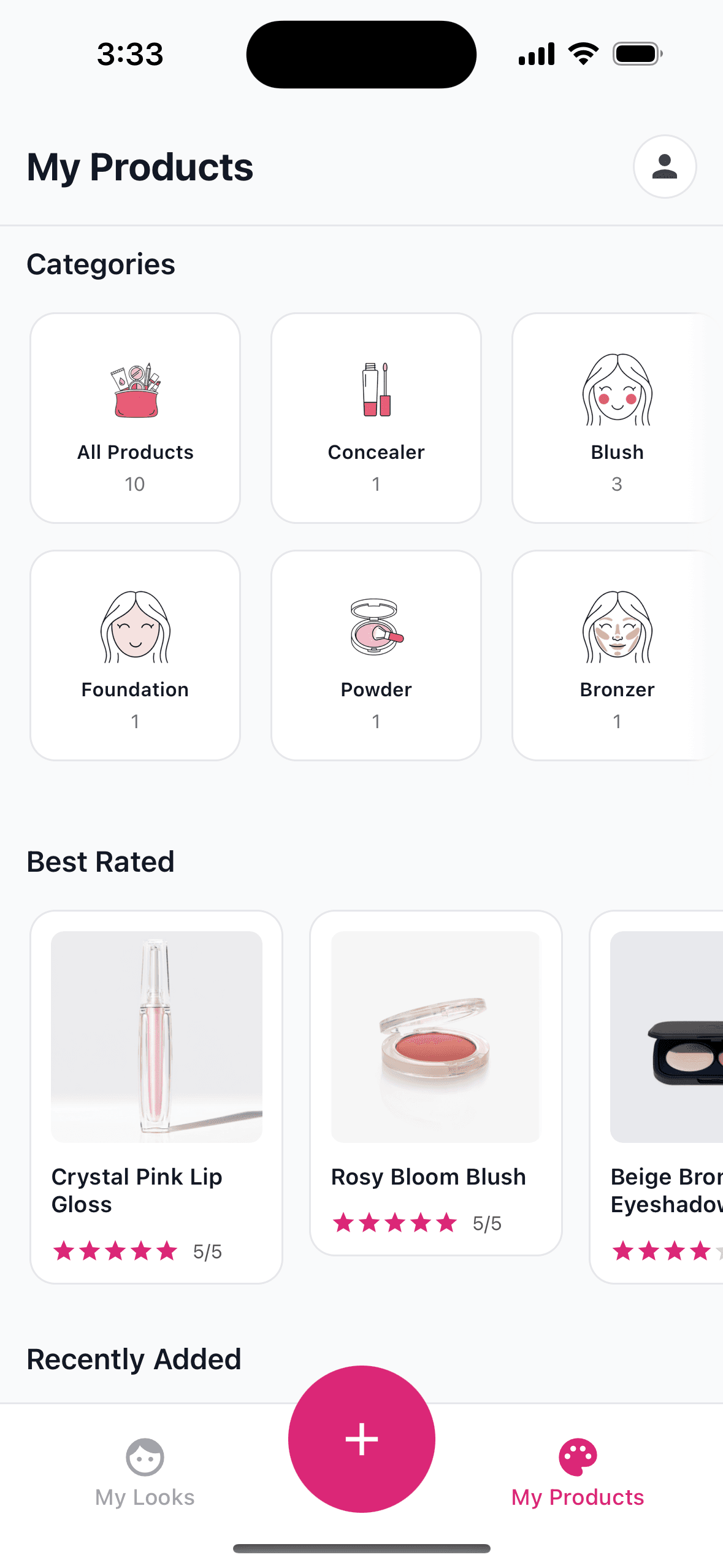 My Products Collection